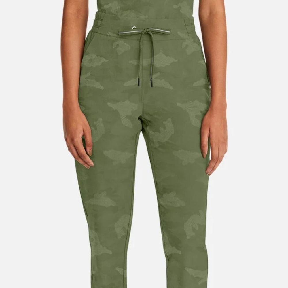 Healing Hands Olive Camouflage Joggers
